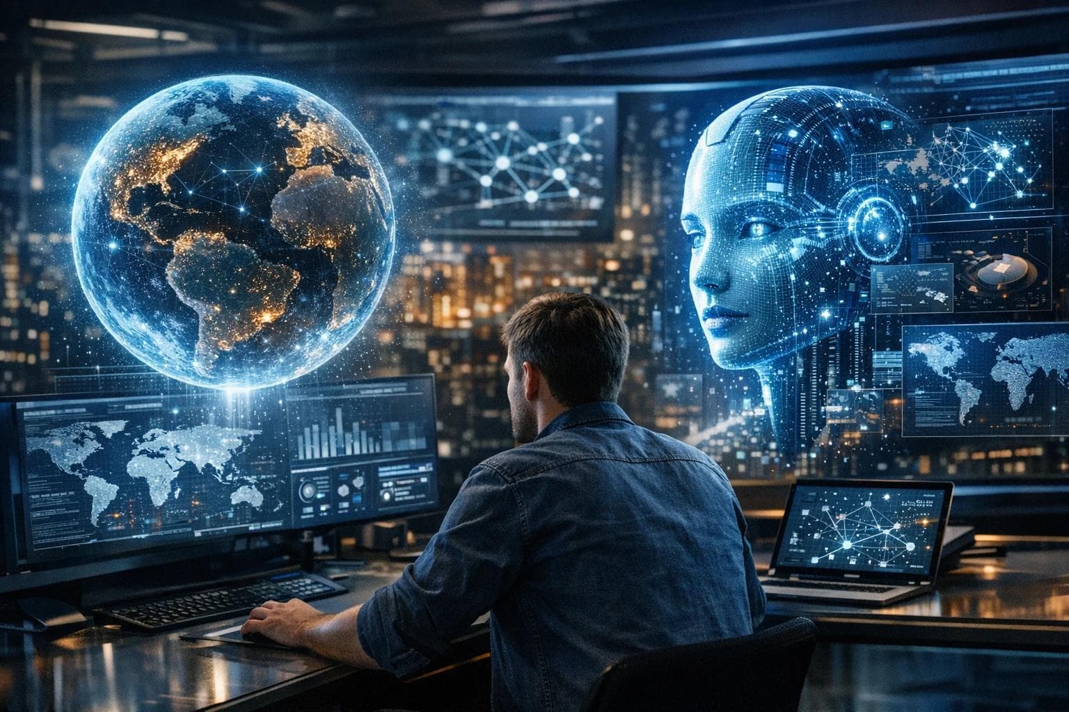 Editorial hero image for Navigating the Future: AI Digital Trends and Globalization in Research